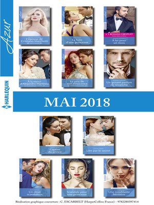 cover image of 11 romans Azur + 1 gratuit (n°3949 à 3959--Mai 2018)
